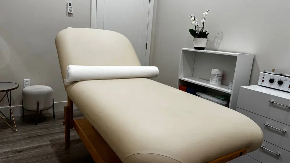 Treatment room at Sugaring & Waxing by Ervina